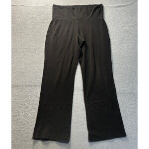 Gap Yoga Pants Flare Stretch Womens Medium Black High Waist Athletic Leggings